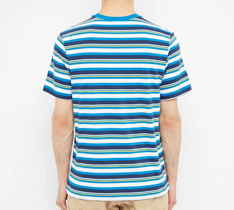 Nike Blue Stripe Design Casual Short Sleeve Blue CK2702-484