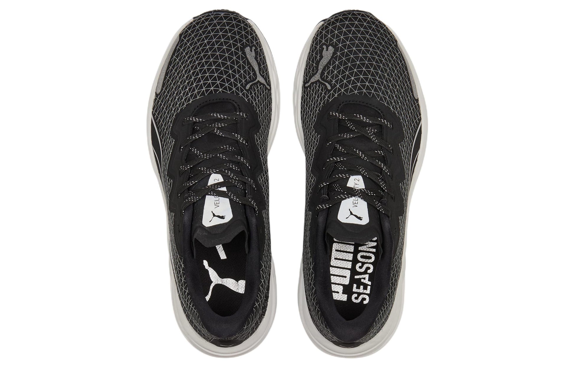 (WMNS) PUMA Velocity Nitro 2 Wtr 'Black White' 376918-01
