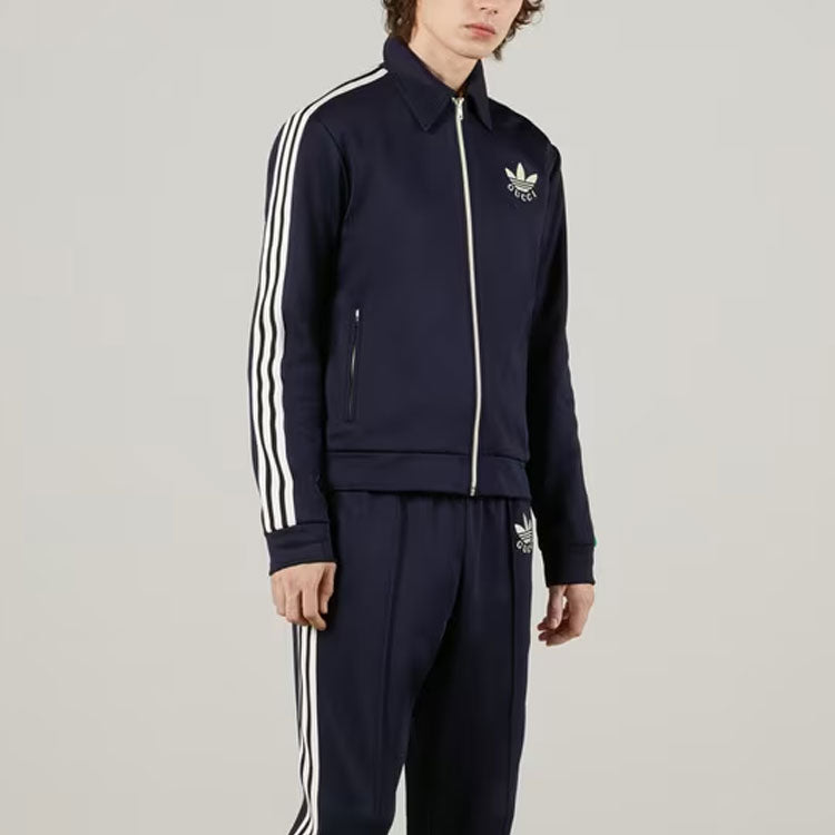 Gucci x adidas Zip Jacket 'Navy Blue' 692112-XJEKX-4904