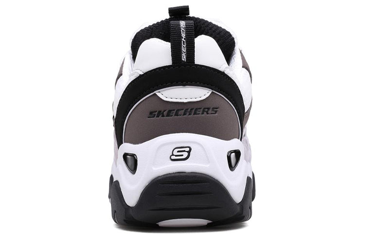 (WMNS) Skechers D'lites 2.0 'Black White Grey' 99999693-WBGY