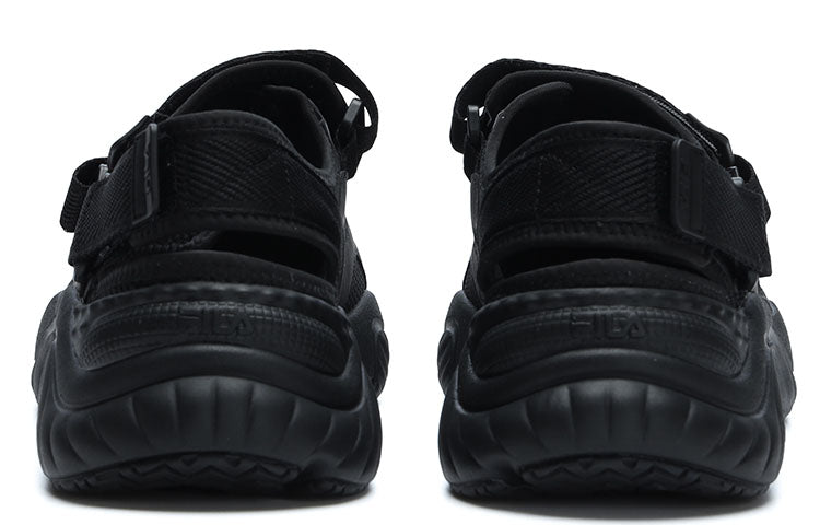 FILA FUSION Conch Sandals 'Black' T12M321401FBK
