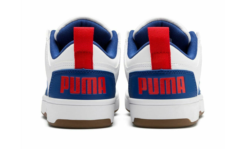 (GS) PUMA Rebound Layup Lo 'White Blue' 370490-05