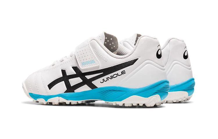 ASICS Juniole 5 TF Turf Sport Shoes K White/Black 1104A009-102
