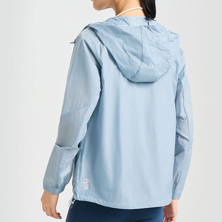 (WMNS) Asics Nylon Jacket 'Sky' 2012D058-400