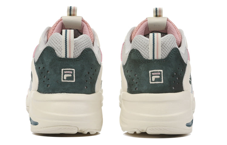 FILA Ray Tracer Low Top Running Shoes White/Pink/Green 1RM01153_108