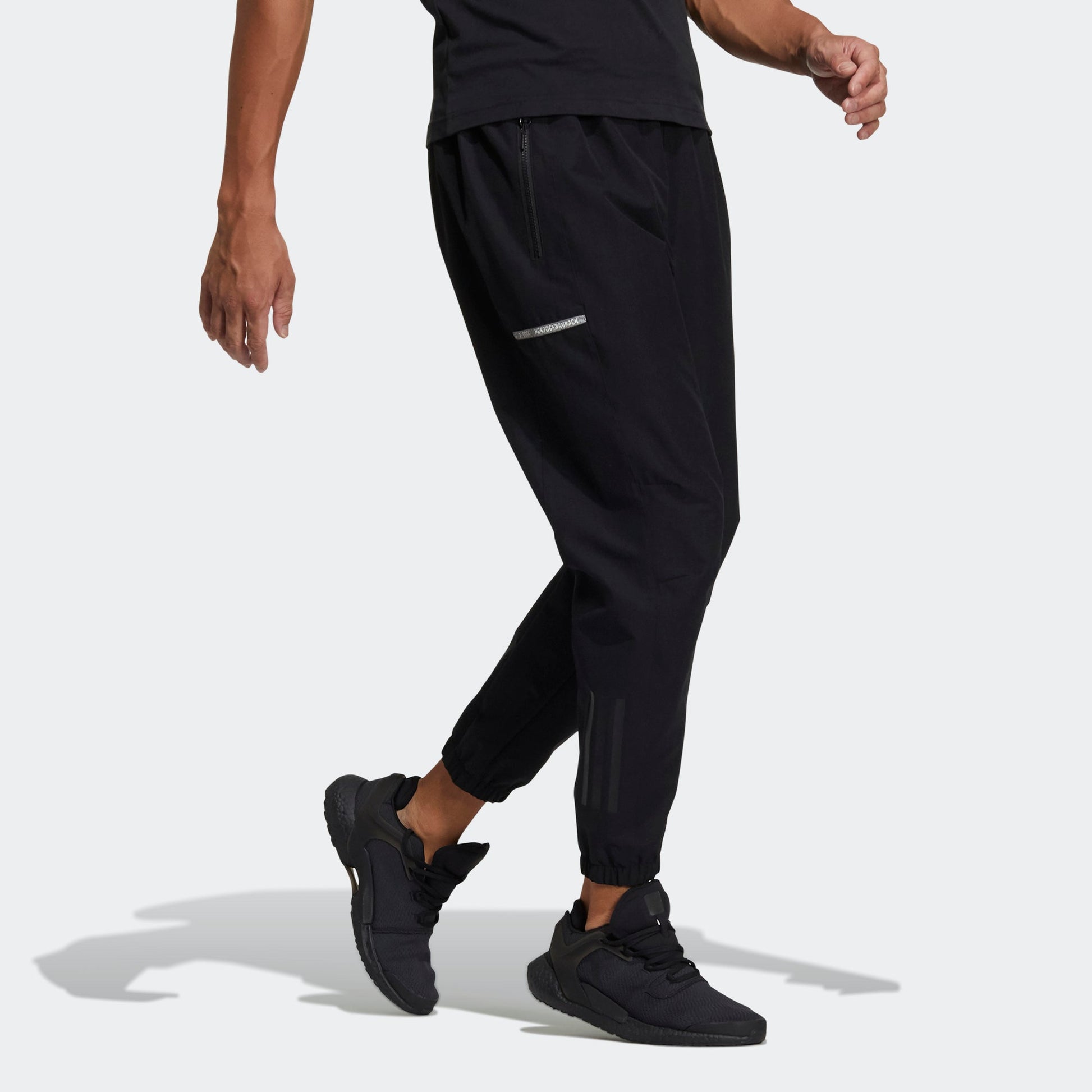 adidas Th Pnt Wv Id Outdoor Sports Bundle Feet Woven Long Pants Black GP0958