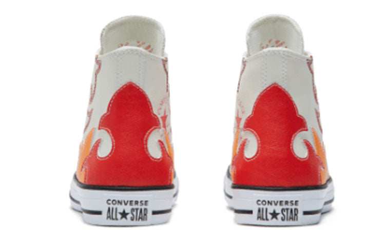 (WMNS) Converse Chuck Taylor All Star LE High Egret Red Orange 'White  Red' 564954C