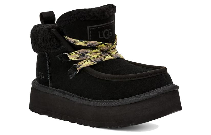 (WMNS) UGG Funkarra Cabin Cuff Boot 'Black' 1143954-BLK