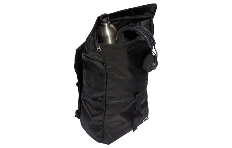 adidas Premium Essentials Roll-Top Backpack 'Black' IJ0766