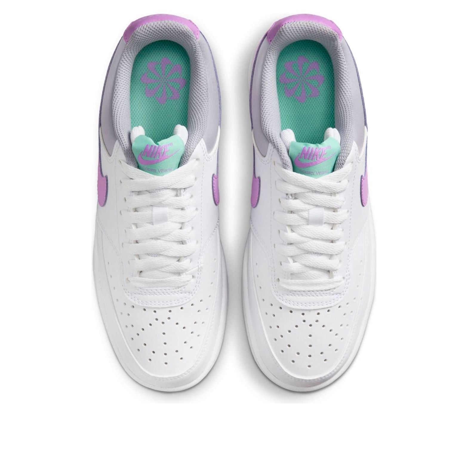 (WMNS) Nike Court Vision Low 'White Rush Fuchsia' FN7141-100