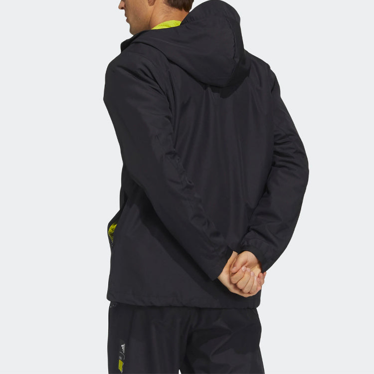 Men's adidas Zipper Hooded Jacket Black GL8693