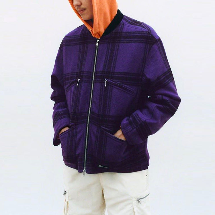 Supreme SS19 Zip Car Jacket Zipper Unisex Blue SUP-SS19-356