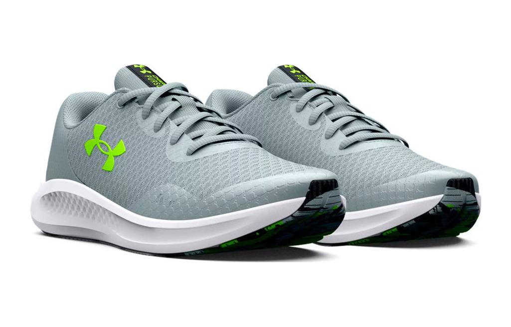 (GS) Under Armour Charged Pursuit 3 'Harbor Blue Lime' 3024987-402