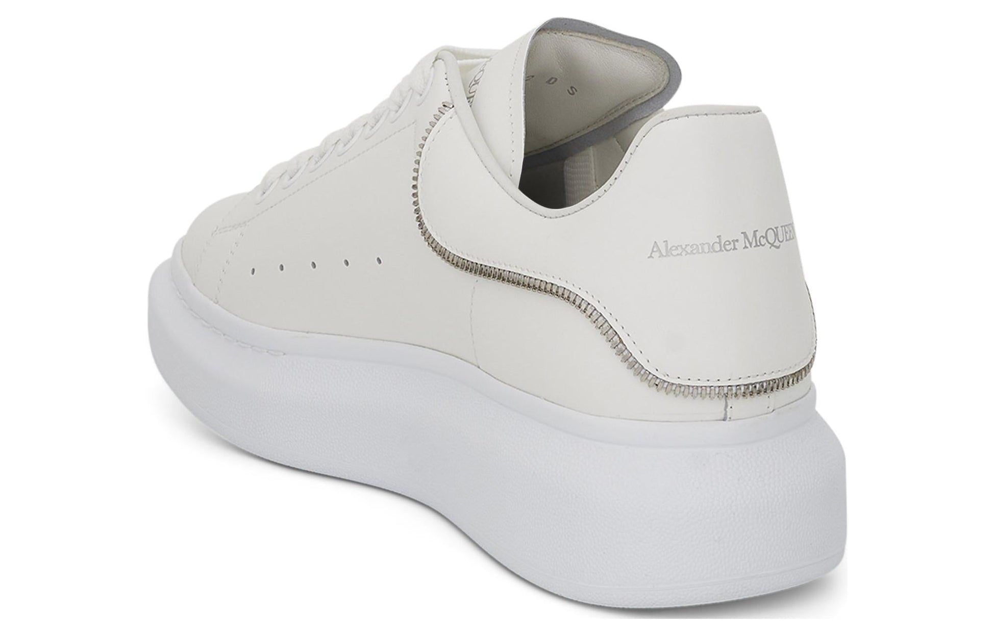 Alexander McQueen Oversized Low-Top Sneakers 'Beige White' 688521WIB9P9071