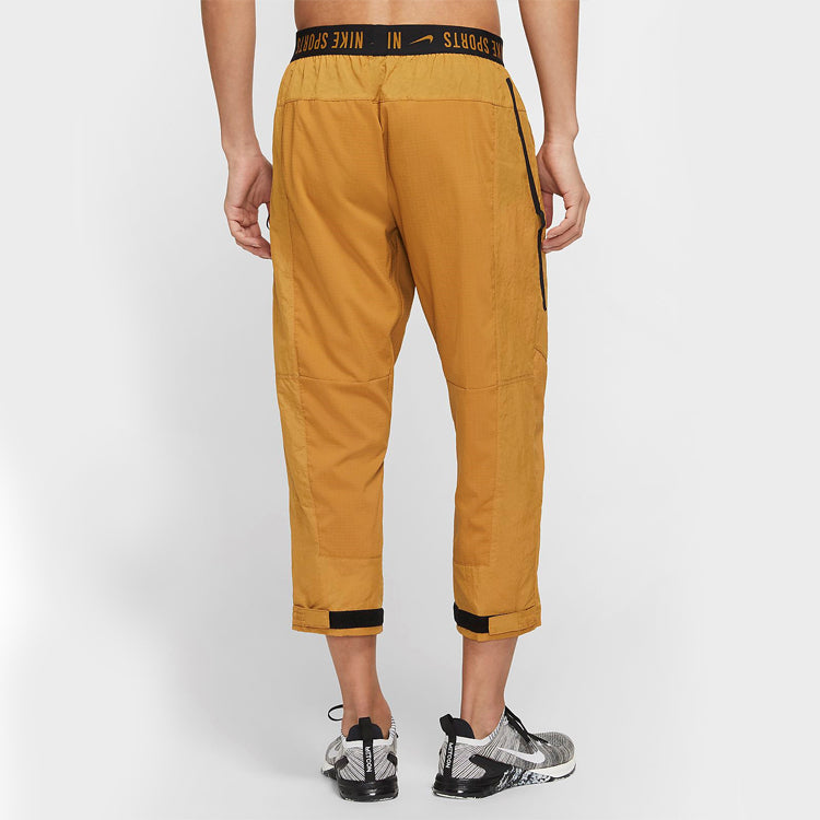 Nike Casual Woven Training Long Pants Yellow CJ4630-790