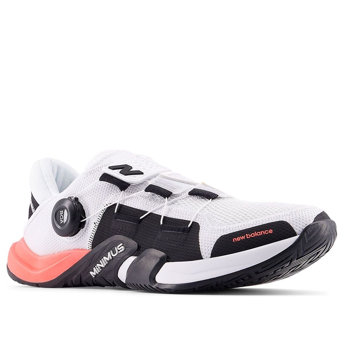 New Balance Minimus TR BOA v2 'White Black Urgent Red' MXMTRBH2