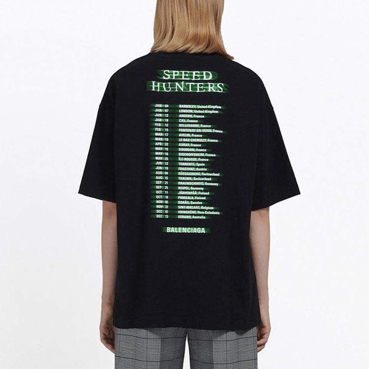 Balenciaga Speed Hunters Printing Black 556089TCV381000