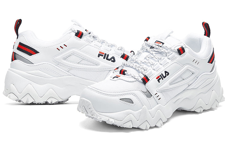 (WMNS) FILA Oakmont Low Running Shoes White/Black/Red F12W011115AWT