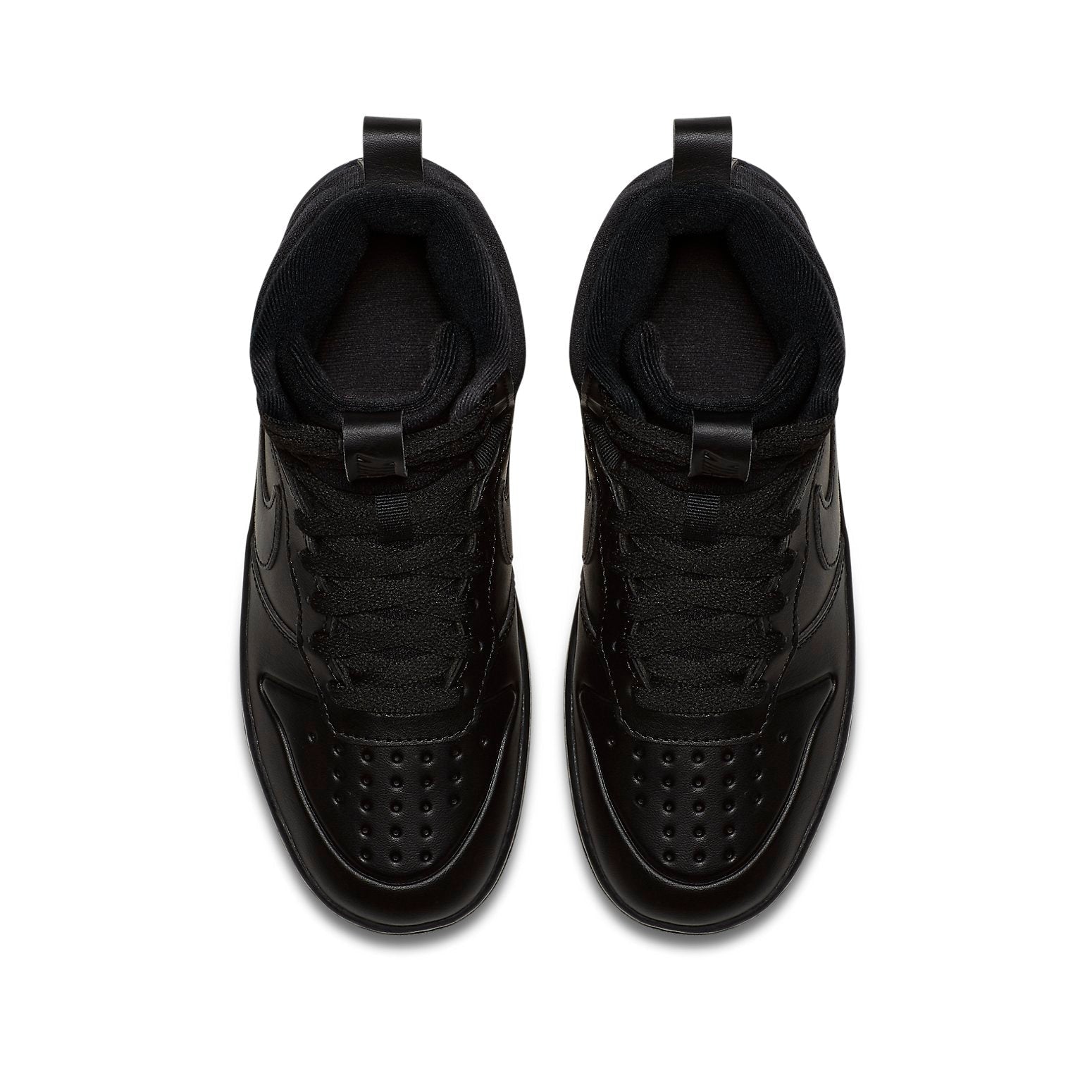 (GS) Nike Court Borough Mid 2 'Black' BQ5440-001