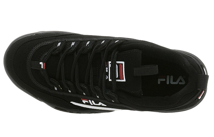 FILA Disruptor 2 Low-Top Daddy Shoes Black/White FW01653_018