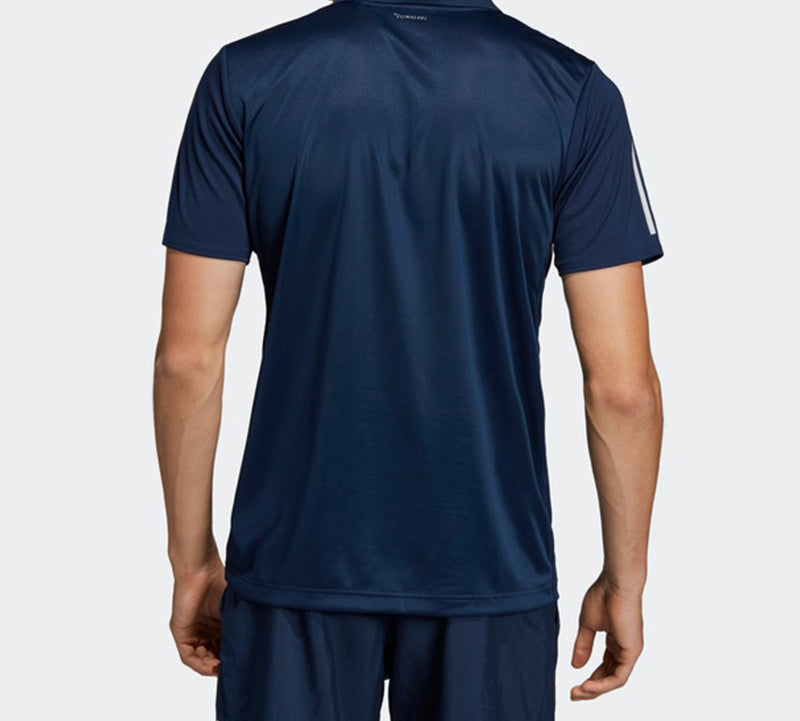 adidas Club 3STR Polo Tennis Sports Polo Shirt Navy Blue DU0850