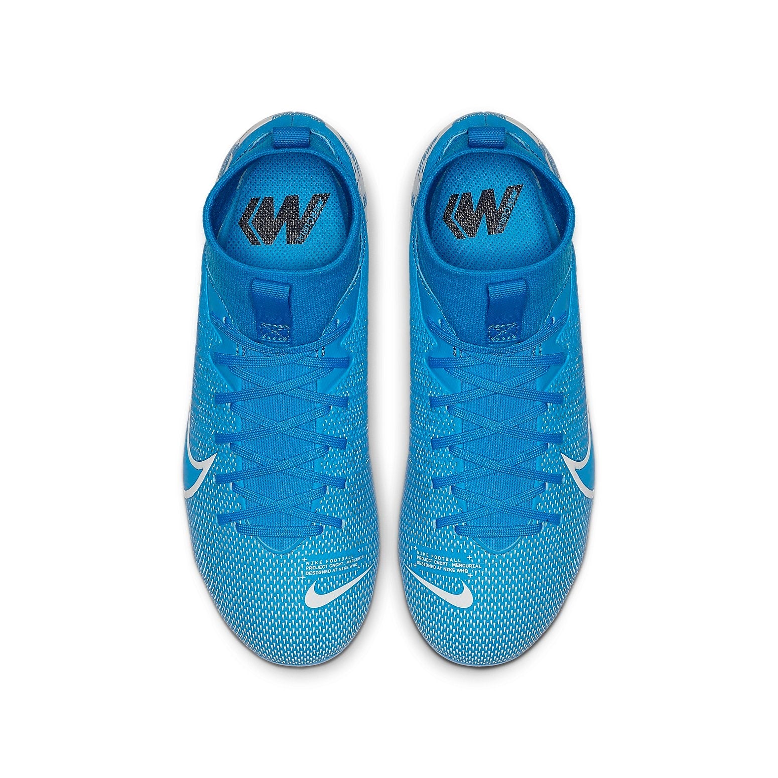 (GS) Nike JR Mercurial Superfly 7 Academy FG/MG 'Blue White' AT8120-414
