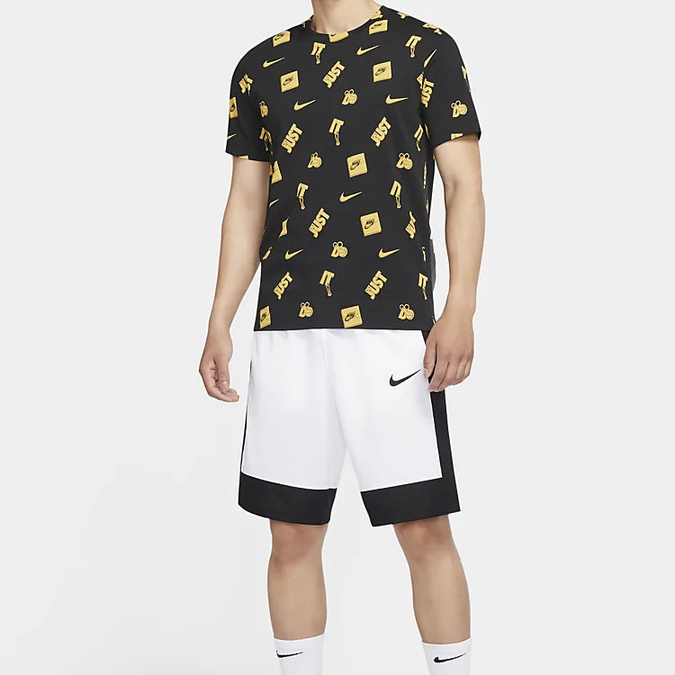 Nike SS20 Athleisure Casual Sports Round Neck Short Sleeve Black CV1068-010