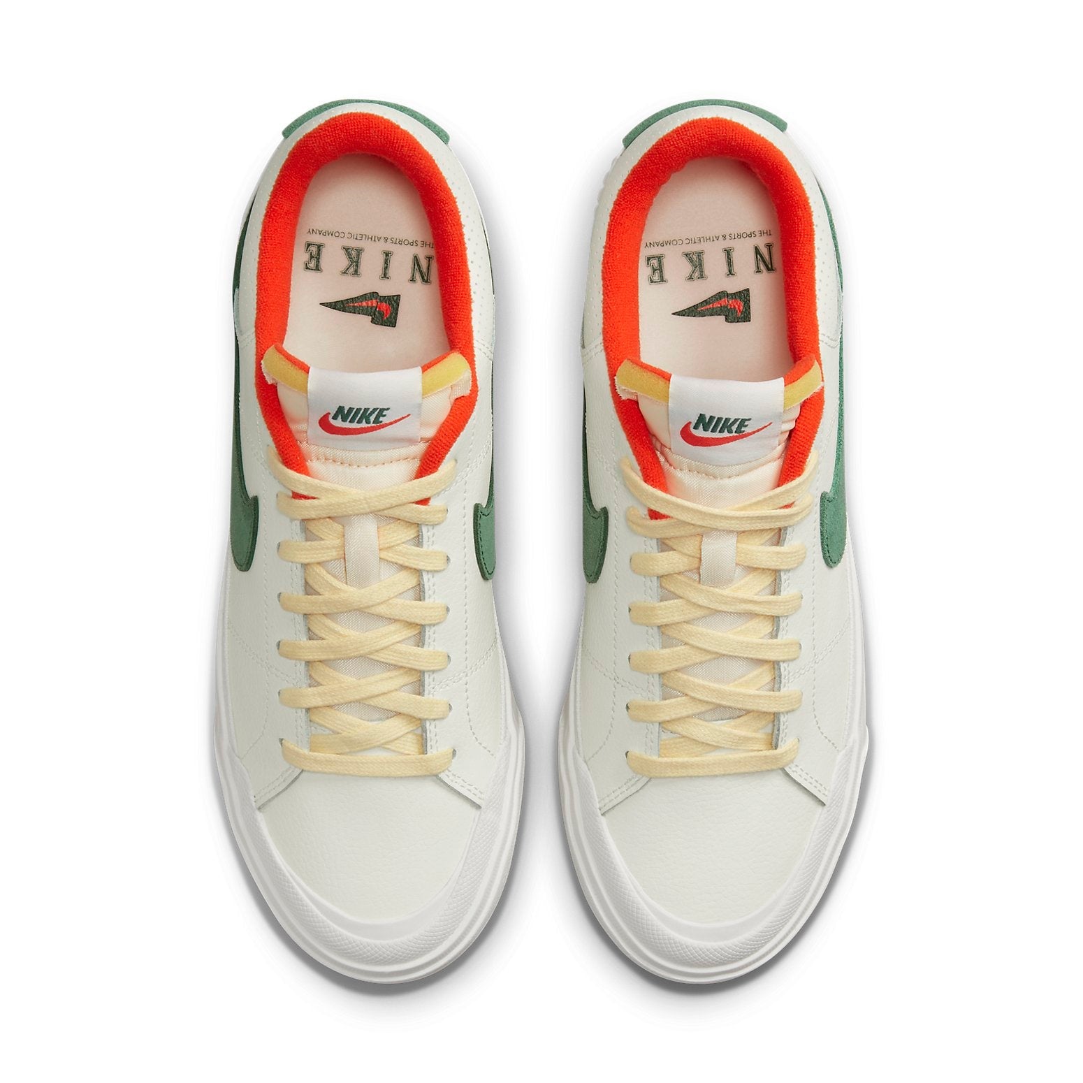 (WMNS) Nike Court Legacy Lift 'Cream White Green' FD0355-133