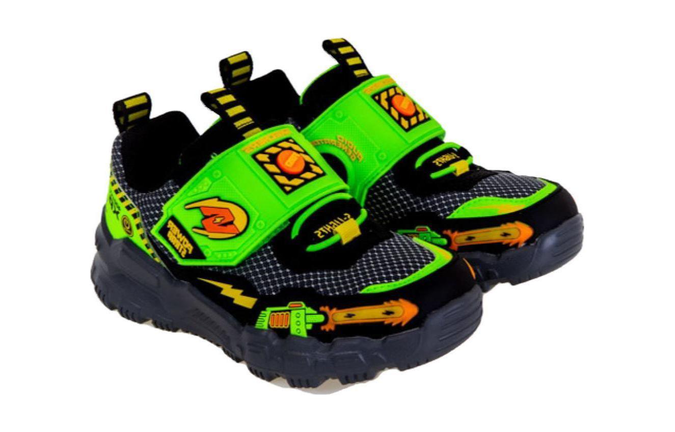 (GS) Skechers Adventure Track-Sound Blaster Sneaker 'Black Green' 400155-LBKLM