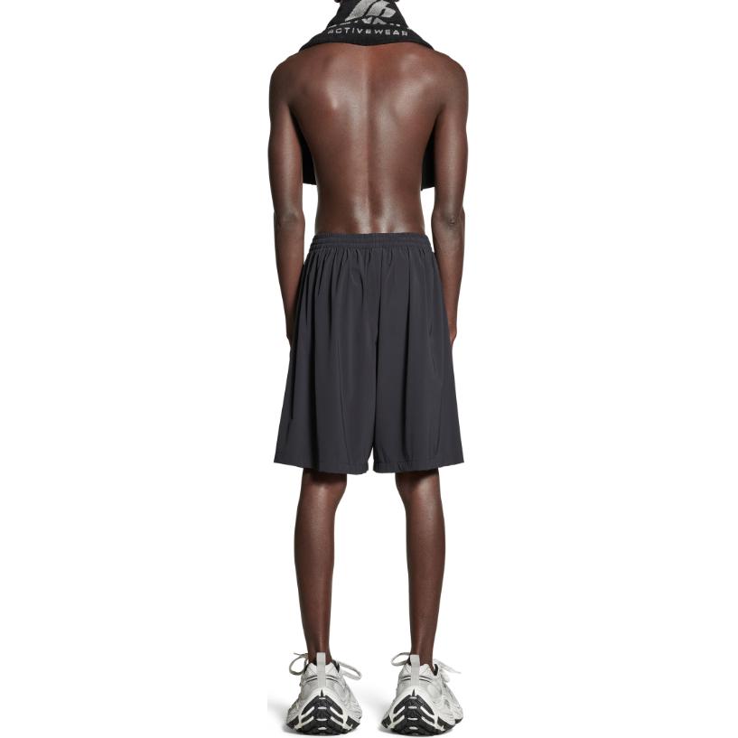 Balenciaga Activewear Stretch Shorts 'Black' 794784TQO351000