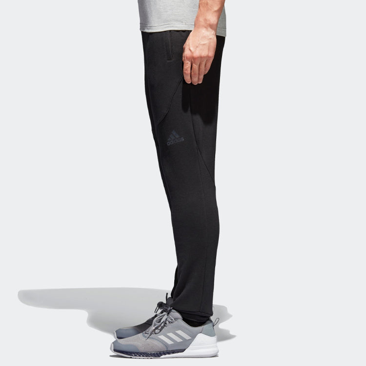 adidas Zipper Front Bag Exercise Pants Men Black CG1508