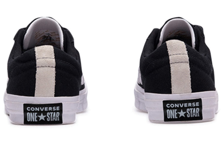 Converse One Star Wear-resistant Non-Slip Low Tops Shoe Black White 160600C