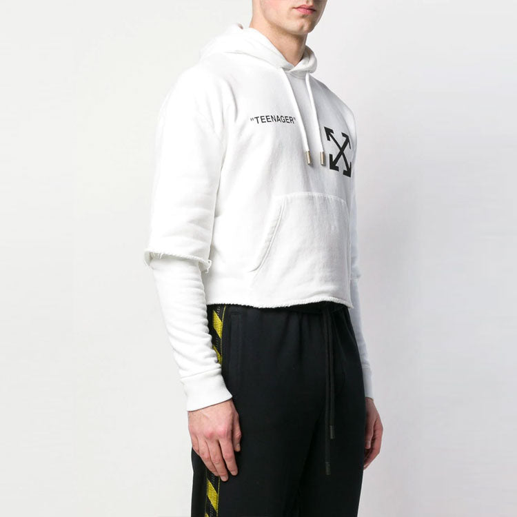 Off-White Bart logo Slim Fit Short Ordinary Version White OMBB048S19D250350188