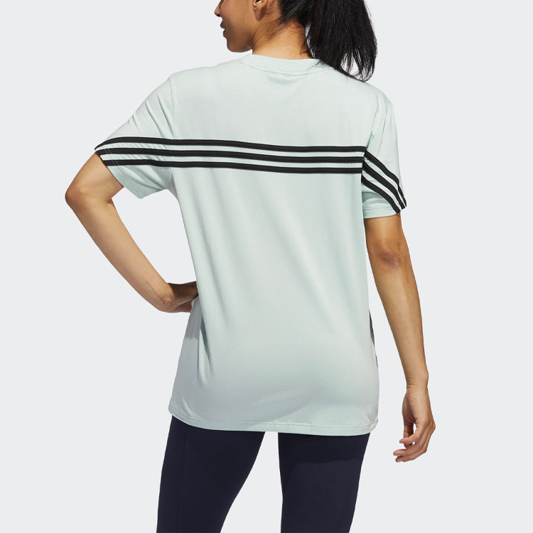 (WMNS) adidas Training Athleisure Casual Sports Breathable Short Sleeve Green GH3801