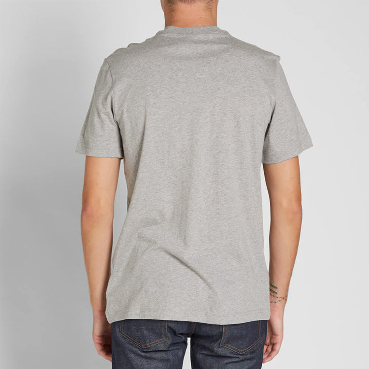 adidas originals Logo Printing Round Neck Short Sleeve light grey AY7708