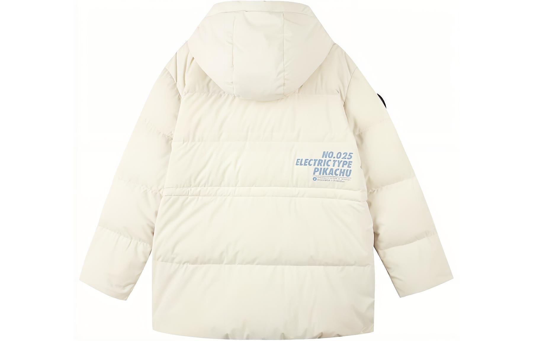 (WMNS) Skechers Hooded Down Jacket 'Black White' L422W051