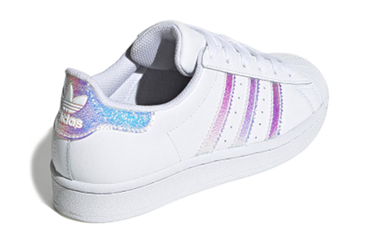(GS) adidas Superstar J 'White Iridescent' FV3139