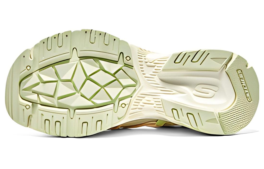 (WMNS) Skechers D'lites Sandal 'White Grey Green' 119860-NTGR