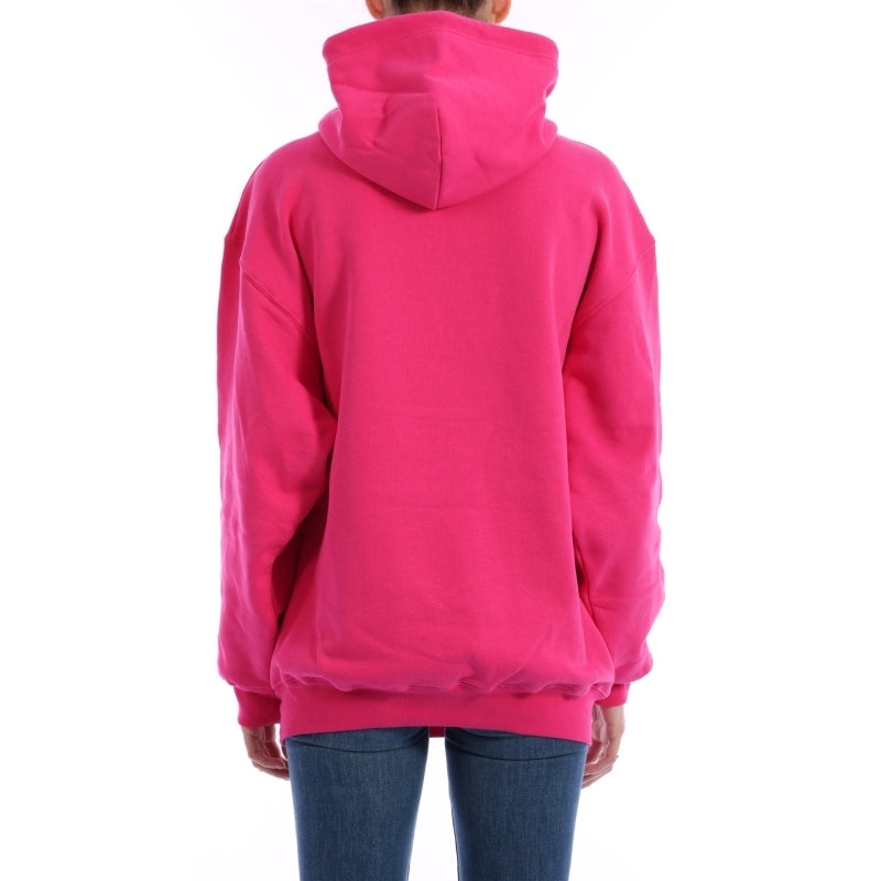 (WMNS) Balenciaga Classic Logo Minimalistic Solid Color Hoodie Pink 570798THV775630