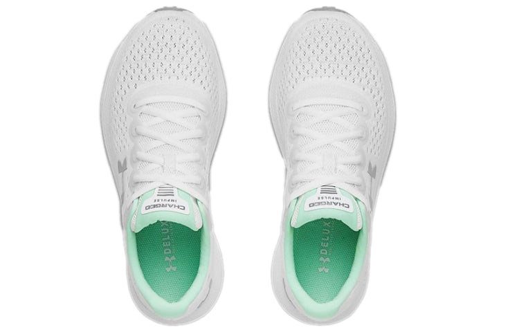 (WMNS) Under Armour Charged Impulse 'White Green' 3021967-103