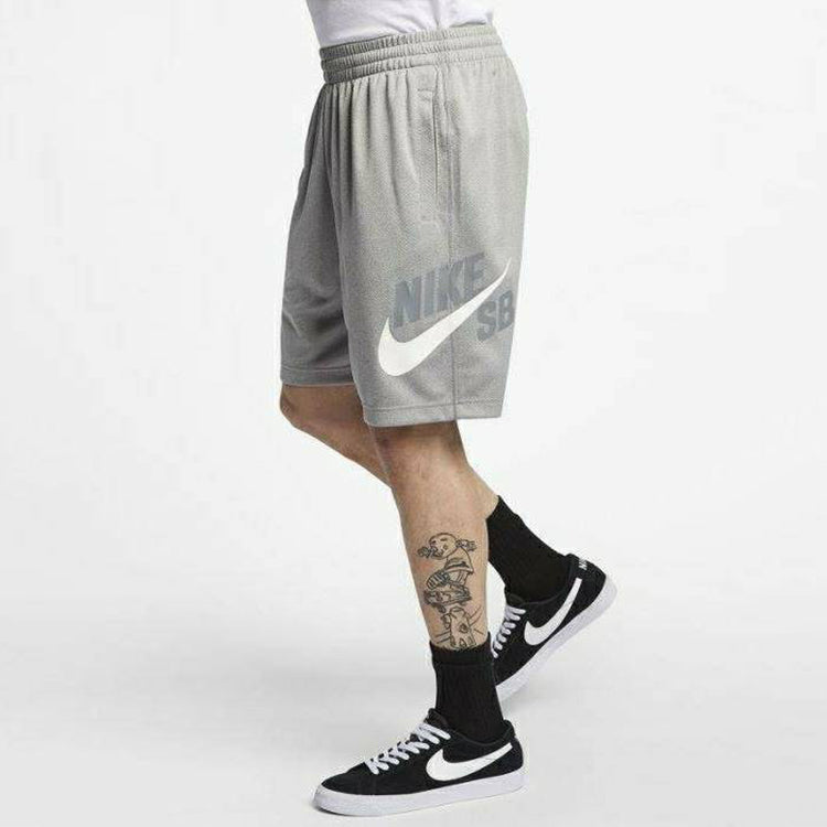 Nike SB Skateboard Men Skateboard Shorts Training Pants Jogging Shorts Men Grey Gray BQ9427-082