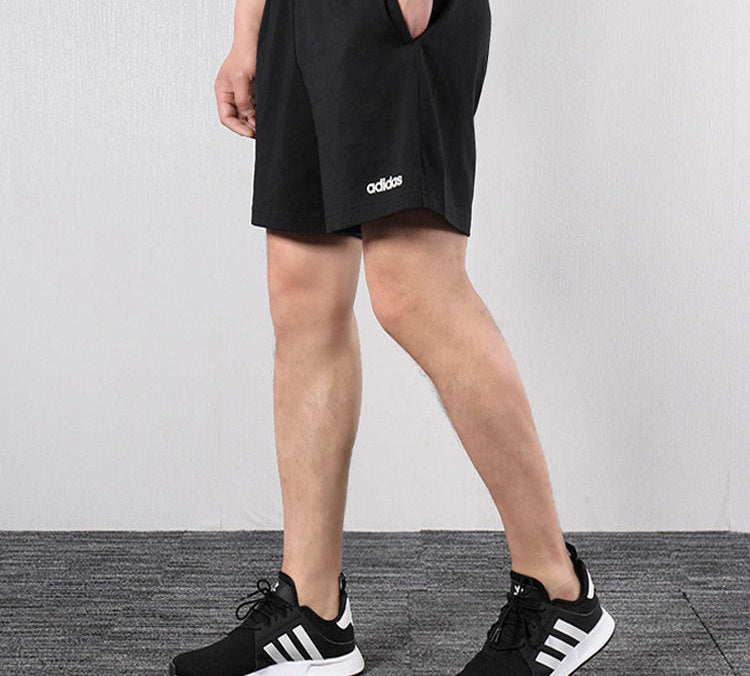 adidas E PLN SHRT SJ Sports Knit Shorts Black DU0393