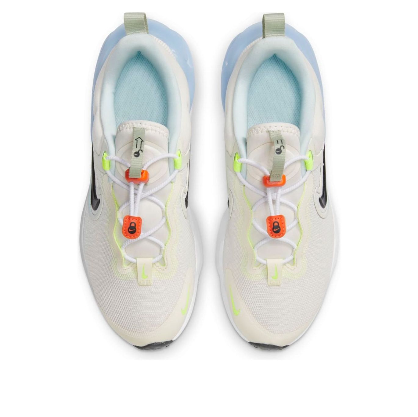 (GS) Nike Run Flow 'Sail Glacier Blue Volt' HV1803-101