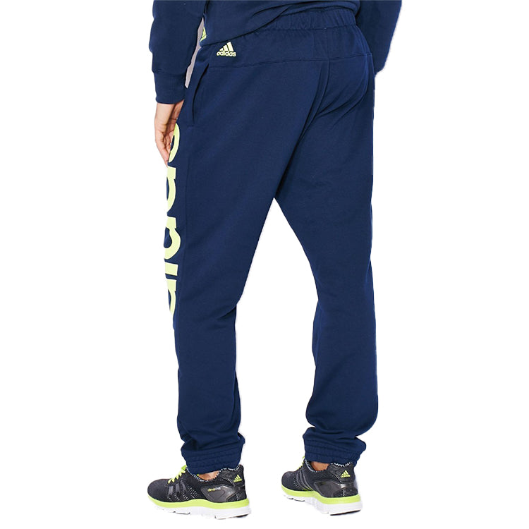 adidas Training Elastic Knit Sports Pants Navy Blue AB6067