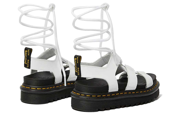 (WMNS) Dr. Martens Nartilla Sandals White 24641100