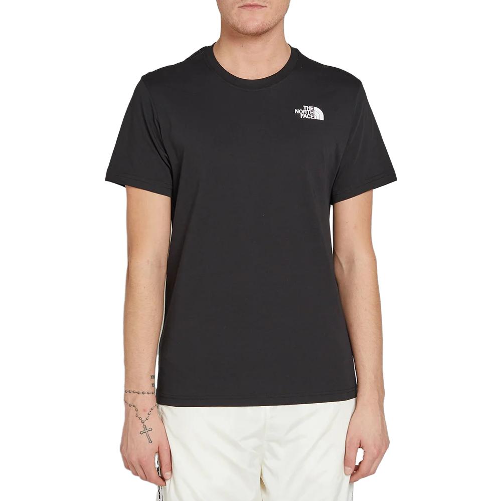 THE NORTH FACE Red Box T-Shirt Classic Back Large Logo Short Sleeve Couple Style Black NF0A471AJK3