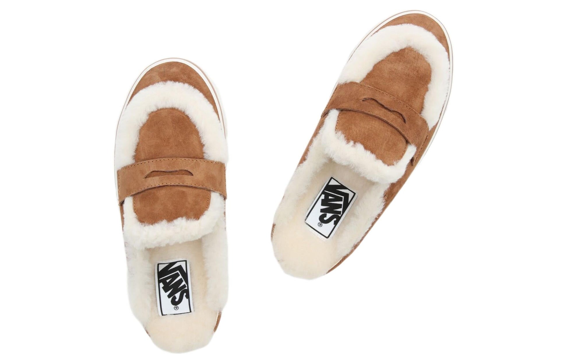 Vans Shearling Style 53 Cozy Mule DX Shoe Brown VN0005U3GWT