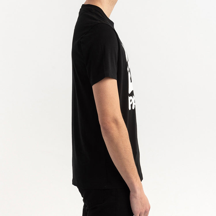 Men's KENZO Classic Printing Logo Round Neck Short Sleeve Black FA55TS0184SA-99