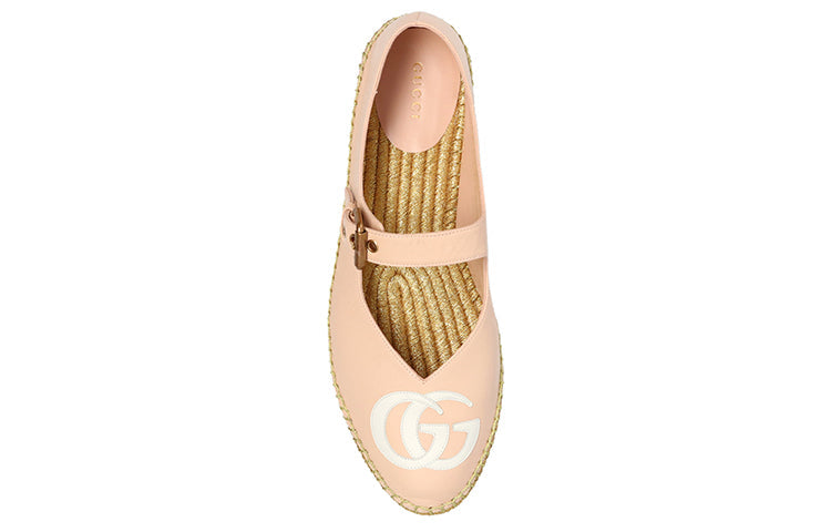 (WMNS) Gucci Leather Espadrilles 'Pink' 659683-C9DS0-6763