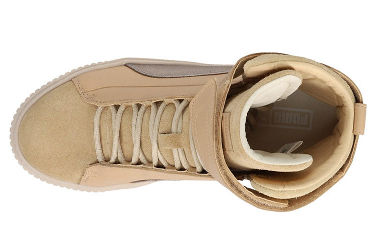 (WMNS) PUMA Basket Platform Mid Premium 'Tan' 364952-01